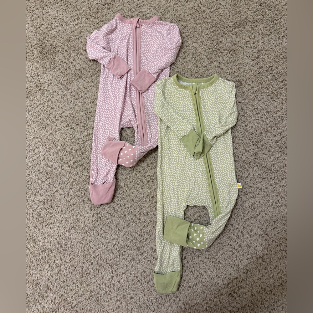 Posh Peanut Parz Polka Dot Baby Onesies